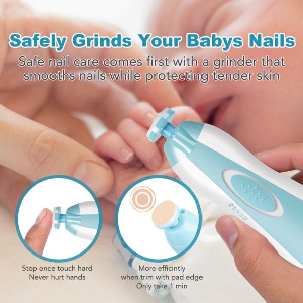 Automatic Baby Nail Trimmer – Electric Nail Clipper Set (Random Color)
