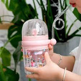 Whale Kids Water Bottle – Spray, Straw & Cup
